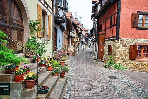 Eguisheim im Elsass/Frankreich